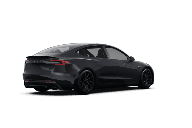 Tesla Model 3 - Back view Tesla Model 3 - Back view
